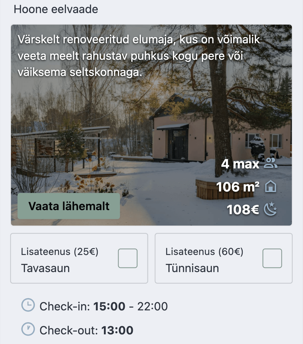 Elva Majutus eelvaade